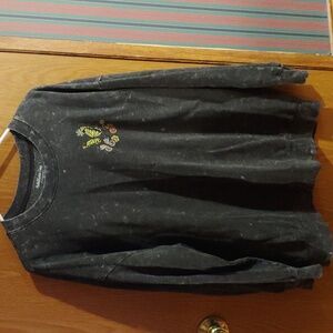 Butterfly Good Things Take Time, distressed oversized sweatshirt, drop shoulder